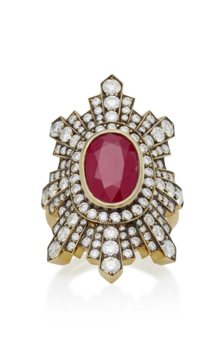 Sylva & Cie Mozambique Ruby Stella Ring