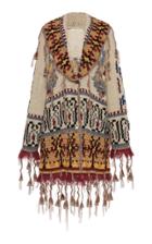 Moda Operandi Etro Fringe-trimmed Crochet-knit Cardigan Size: 40