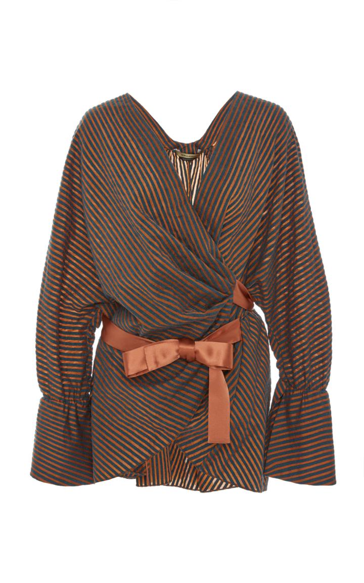 Hellessy Datura Draped Belted Top