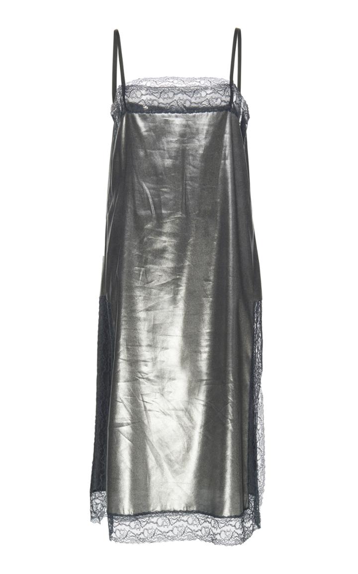 Maison Margiela Shine Silk Georgette Dress