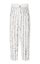 Philosophy Di Lorenzo Serafini Sequin Striped Cotton Pants