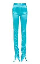 Moda Operandi Mach & Mach Aqua Blue Stretchy Pants