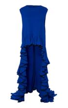 Semsem Giza High Low Ruffle Top