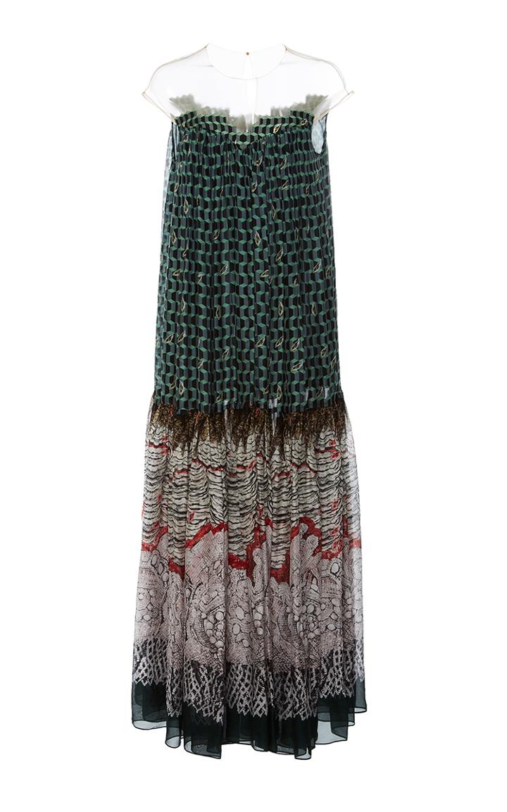 Alena Akhmadullina Illusion Silk Long Dress
