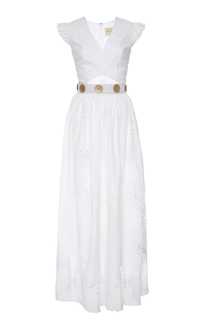 Sophia Kah Maria Clara Lace A-line Dress
