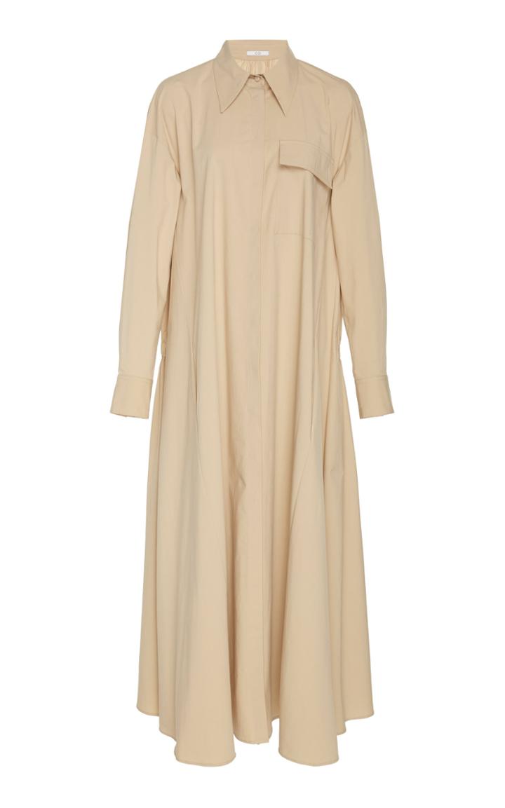 Co Elastic Back Shirtdress
