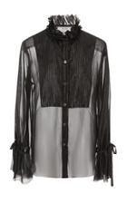 Also Gwenyth Sheer Metallic Blouse