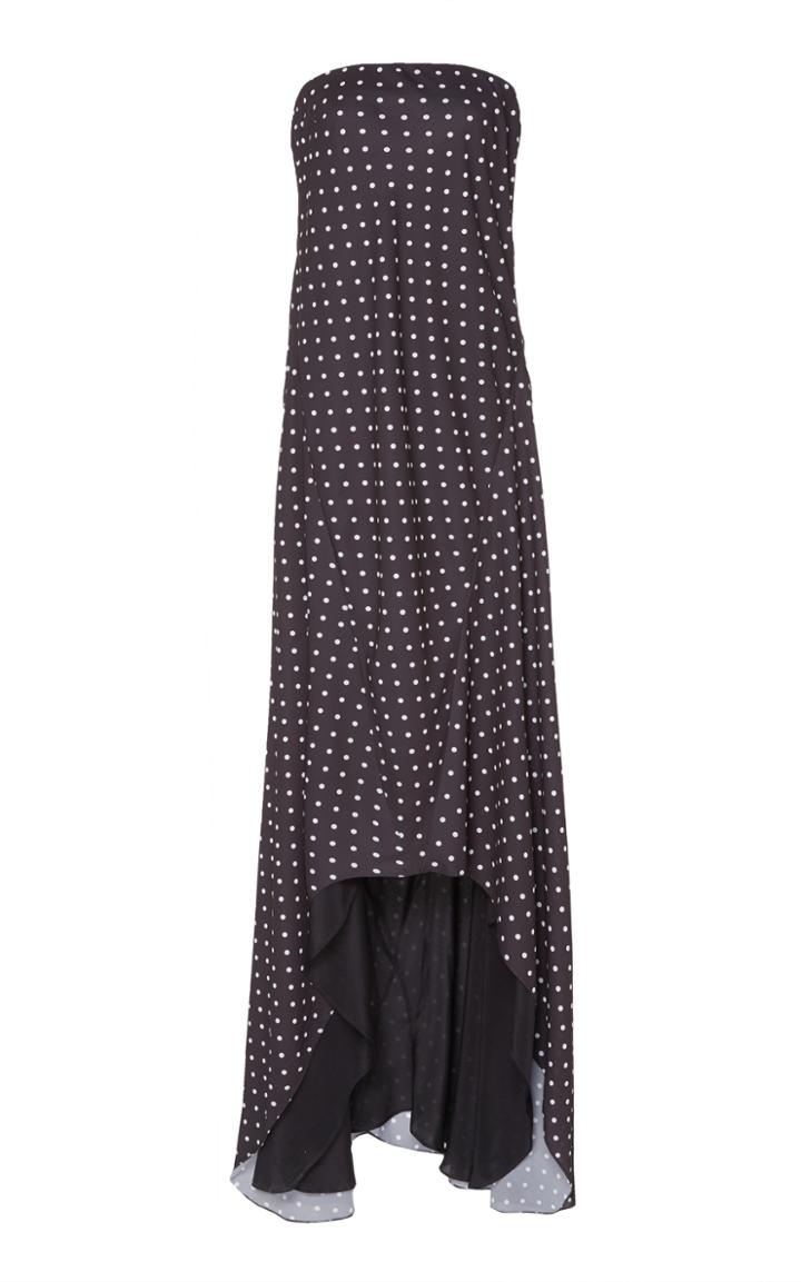 Haider Ackermann Polka Dot High Low Gown