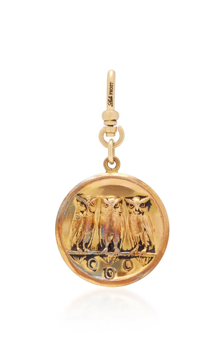 Lulu Frost One-of-a-kind Victorian Owl Charm C.1890