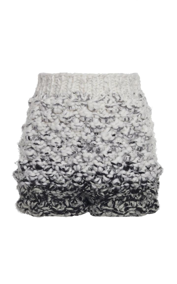 Moda Operandi Dolce & Gabbana Ombre Knit Mini Shorts