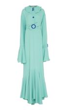 Edeline Lee Hoch Long Sleeve Gown