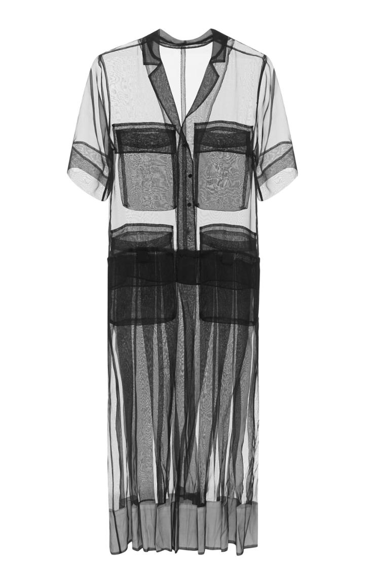 Lee Mathews Chloe Sheer Maxi Dress