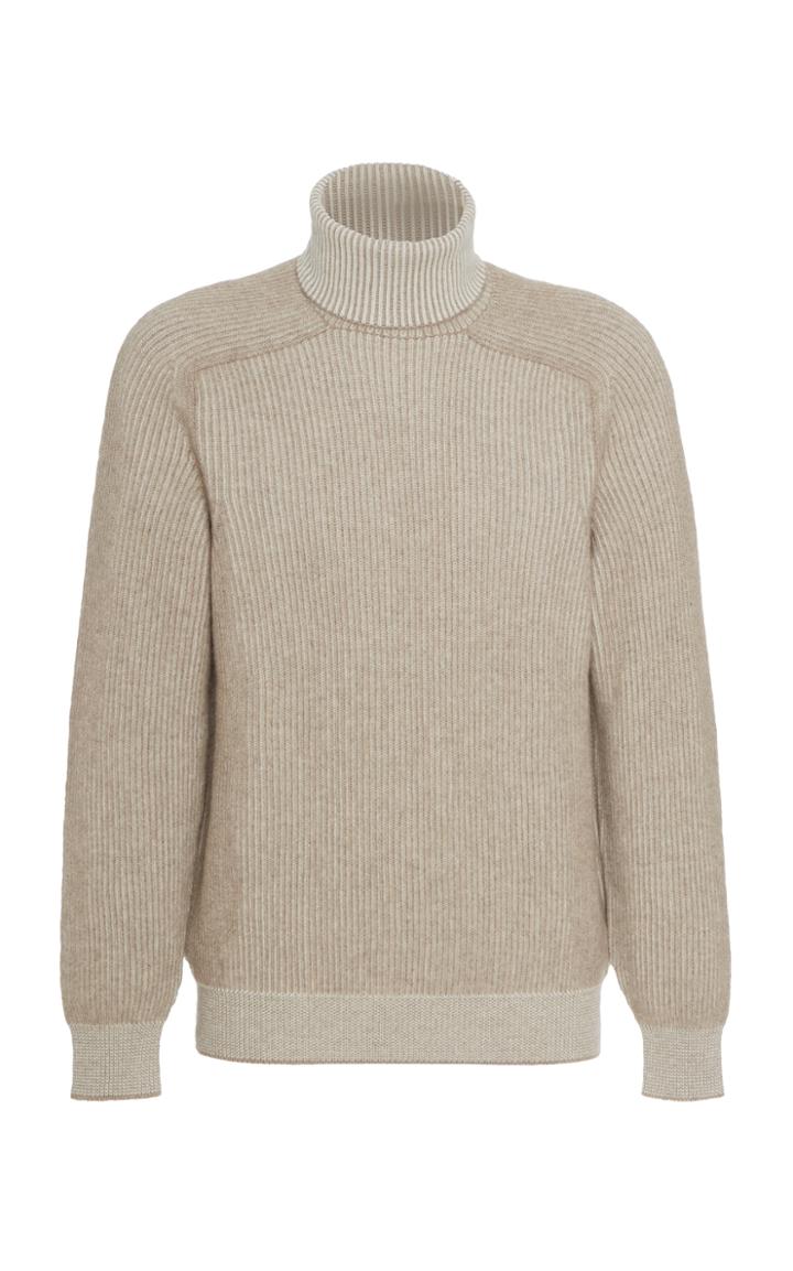 Sease Dinghy Ribbed Cashmere Sweater Size: M