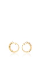 Charlotte Chesnais Monie Large Gold-dipped Clip Earrings