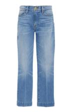 Frame Denim Cropped High-rise Straight-leg Jeans