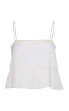 Thierry Colson Saskia Lace Cotton Silk Blent Top