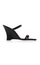 Moda Operandi By Far Steffi Leather Wedges Size: 36