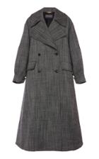 Moda Operandi Alberta Ferretti Double-breasted Wool Trench Coat