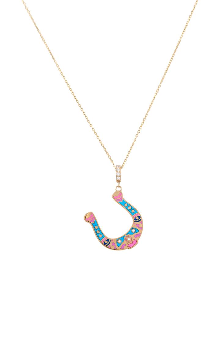 Moda Operandi L'atelier Nawbar 18k Yellow Gold Lucky Horseshoe Pendant