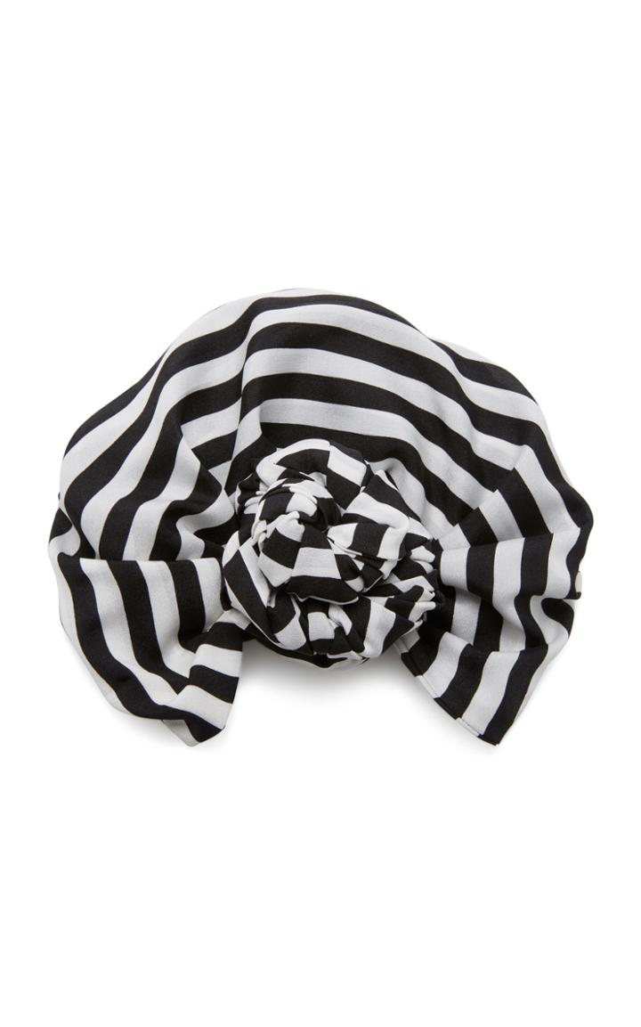 Julia Clancey M'o Exclusive Edith Striped Satin Headwrap