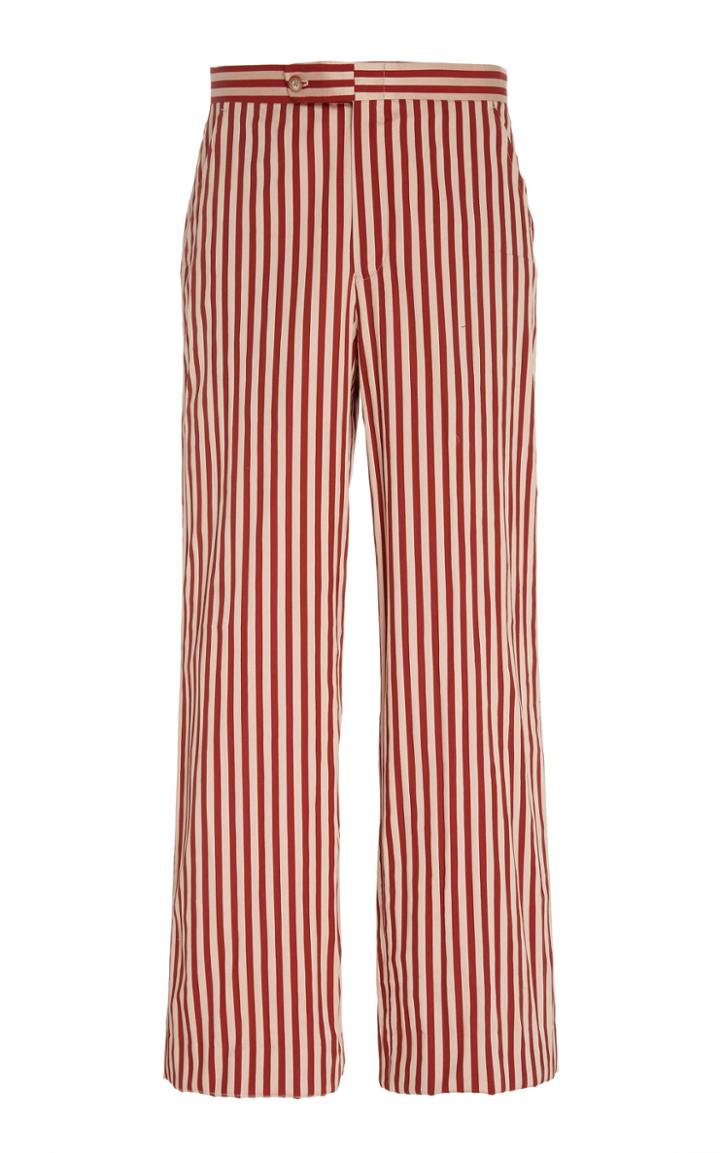Bode Broad Stripe Side-tie Trouser