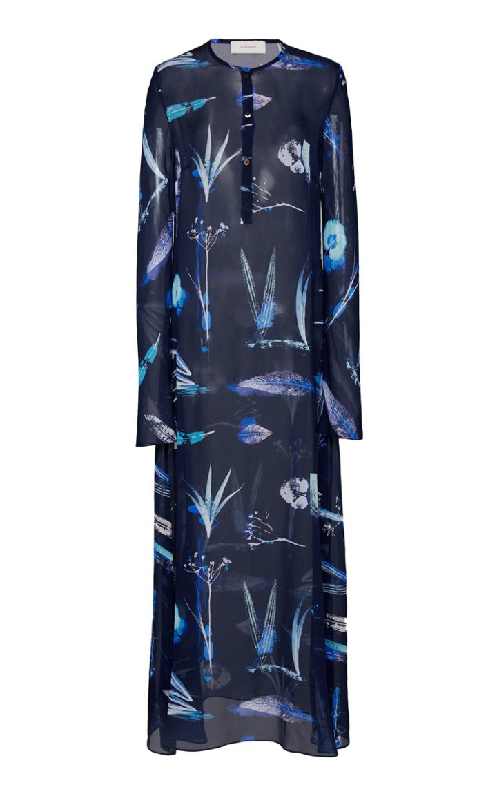 On The Island St. Rosa Printed Silk Dress