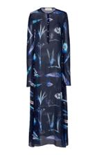 On The Island St. Rosa Printed Silk Dress