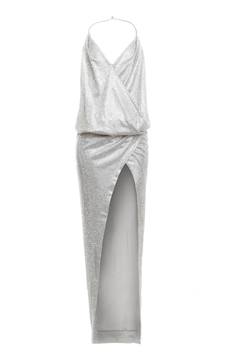 Moda Operandi Balmain High-low Embroidered Dress