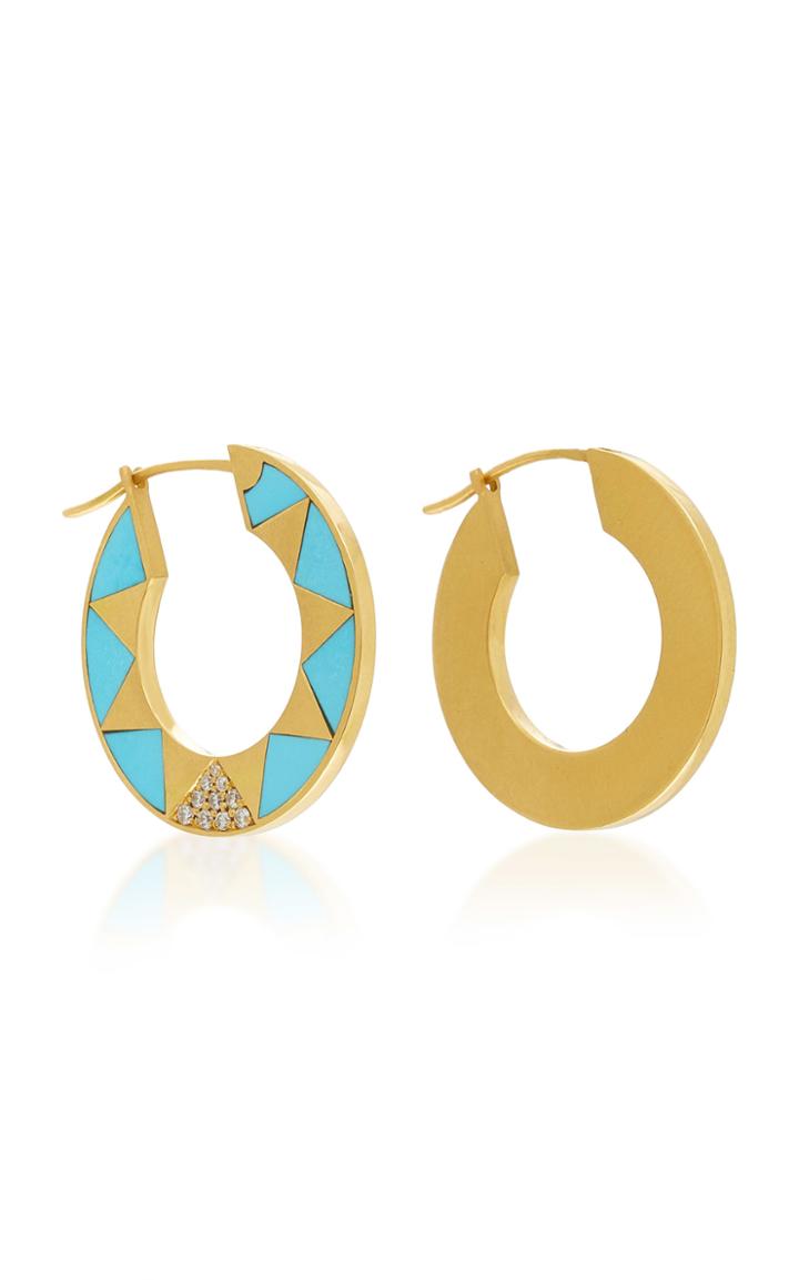 Marc Alary Sole Earrings Inlay