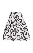 Moda Operandi Rodarte Swirl Cloque Ruffle Skirt Size: 0