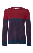 Tak.ori Tak. Ori Colorblock Check Sweater