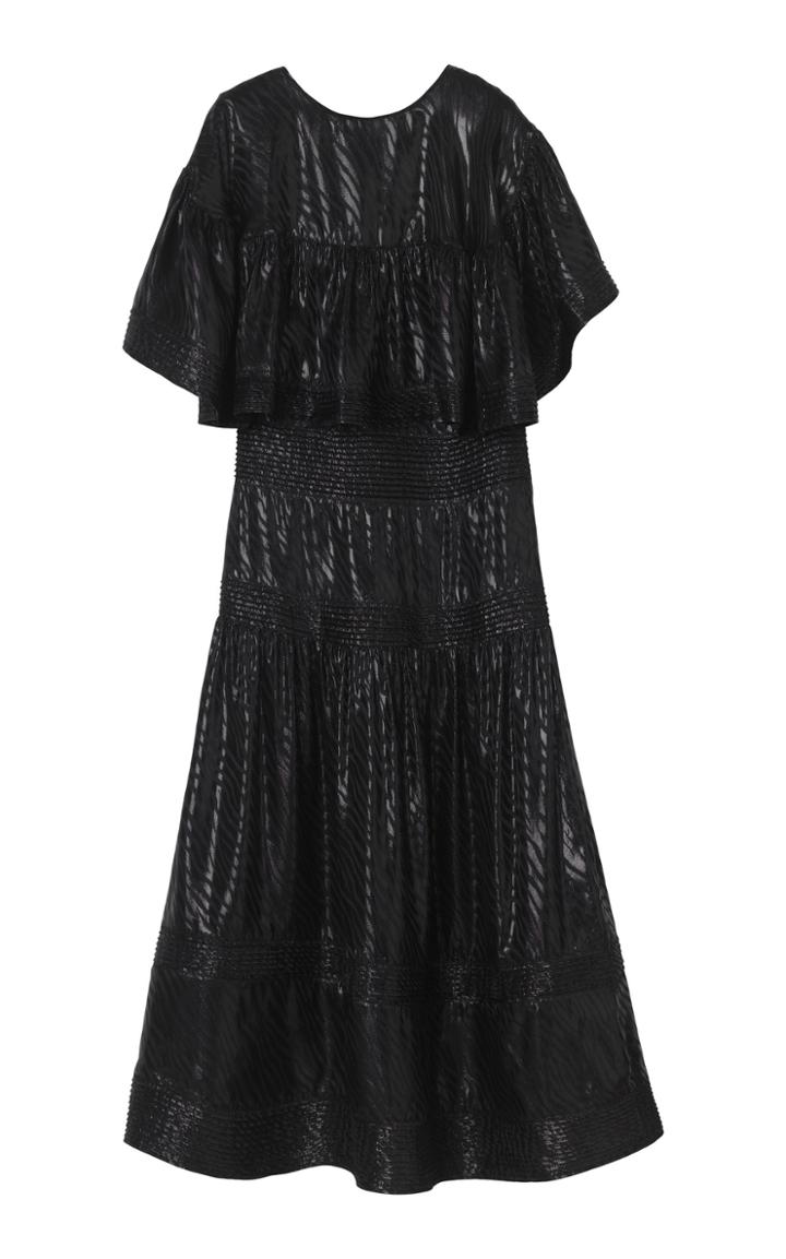 By Malene Birger Moulins Silk Jacquard Dress