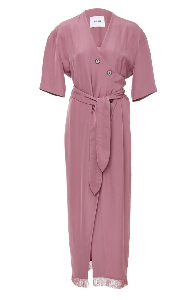 Nanushka Fave Wrap Dress