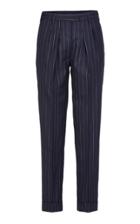 Giuliva Heritage Collection Husband Pinstripe Wool Blend Trousers