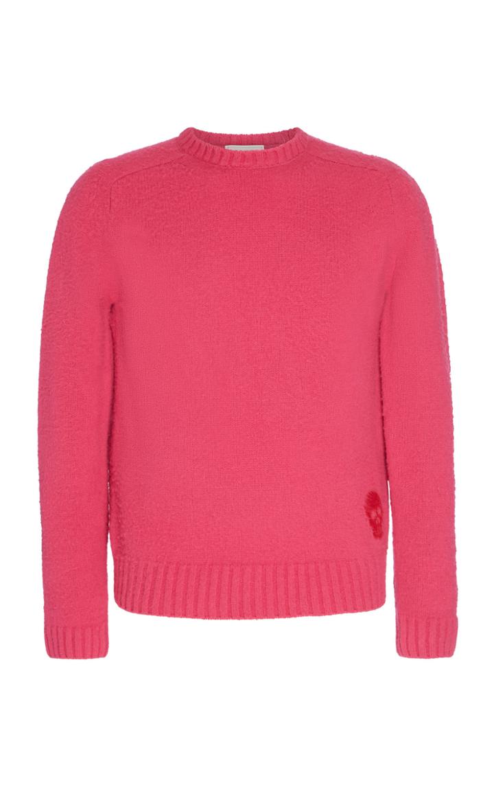 Alexander Mcqueen Rib-trimmed Wool Sweater Size: S