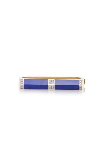 Fratelli Piccini Tetti Di Firenze 18k Gold Lapis And Diamond Bracelet
