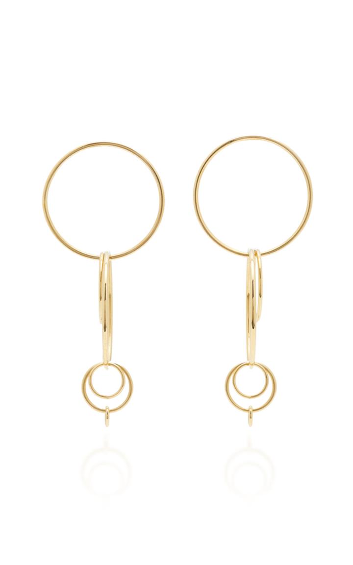 Jennifer Fisher Xl Multi Hoop Brass-plated Earrings