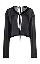 Moda Operandi Ann Demeulemeester Tie-detailed Top Size: 36