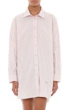 Moda Operandi Philosophy Di Lorenzo Serafini Oversized Striped Taffeta Shirt