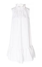 Ephemera Ruffled Linen Mini Dress