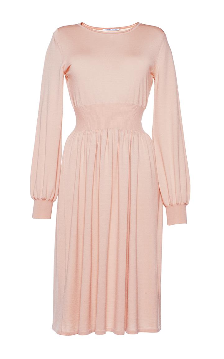 Agnona Long Sleeve Midi Dress