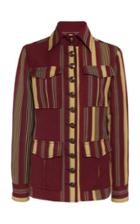 Moda Operandi Etro Striped Silk-blend Jacket Size: 40