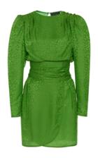 Dundas Ruched Silk-satin Mini Dress