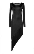 Cult Gaia Sharona Asymmetric Fringed Dress Size: M