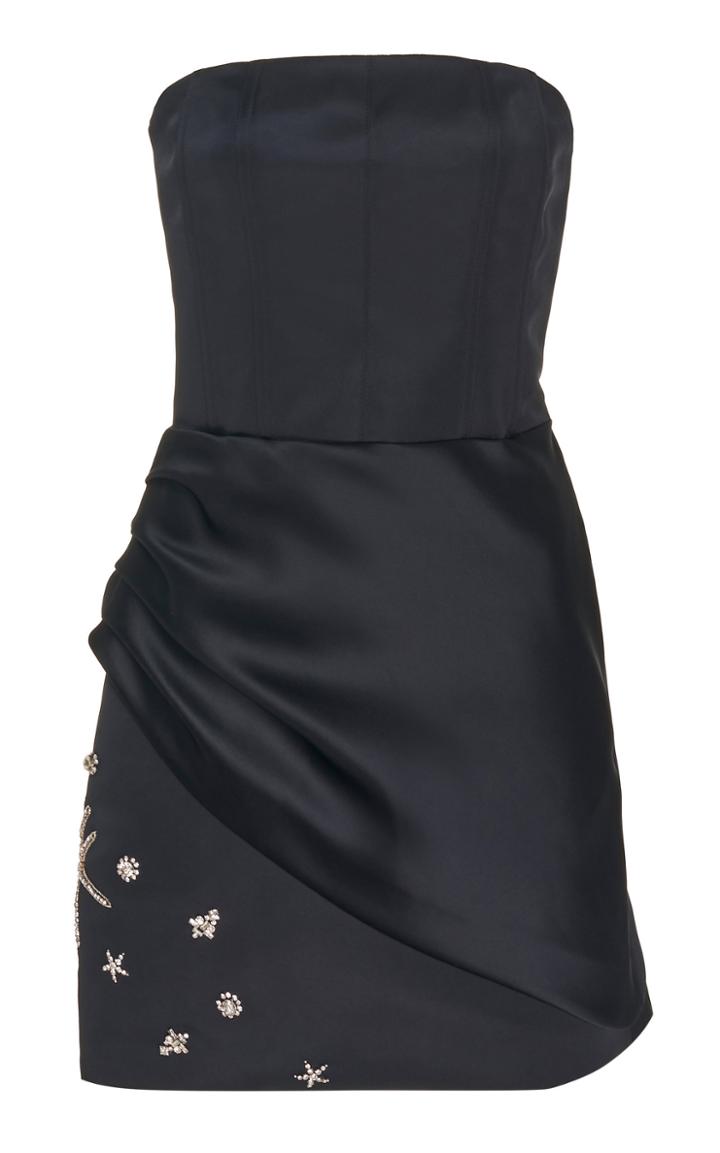 Fleur Du Mal Embellished Draped Dress