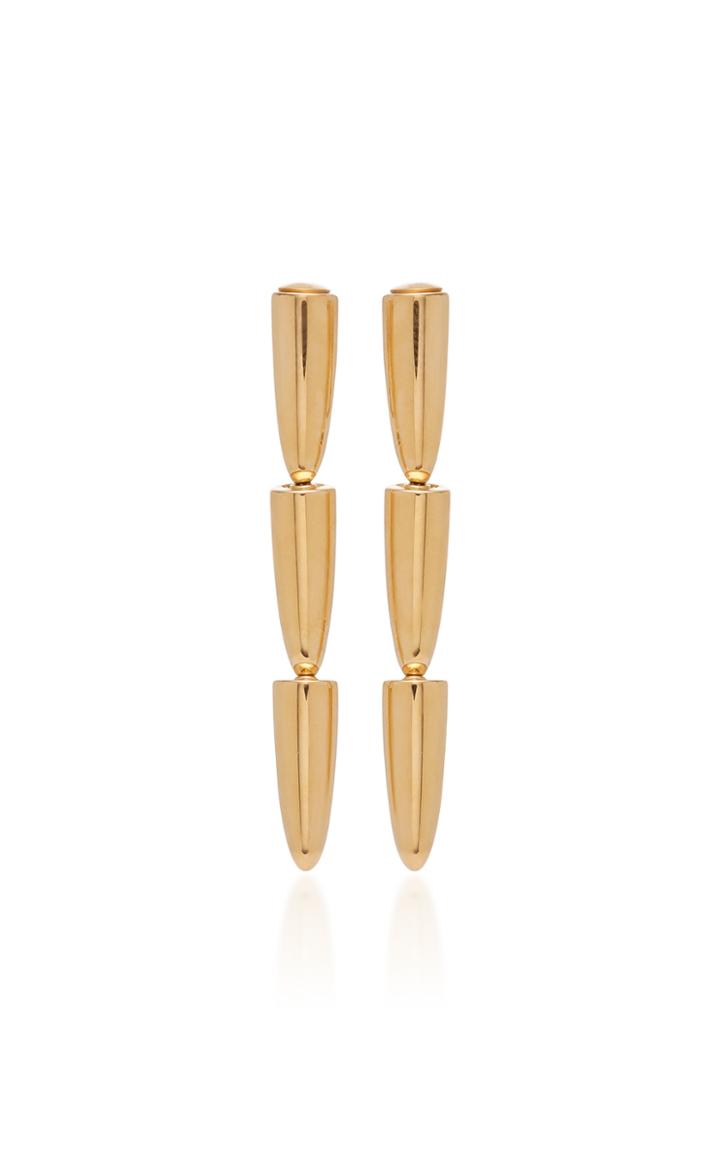 Moda Operandi Vhernier 18k Pink Gold Calla Earrings
