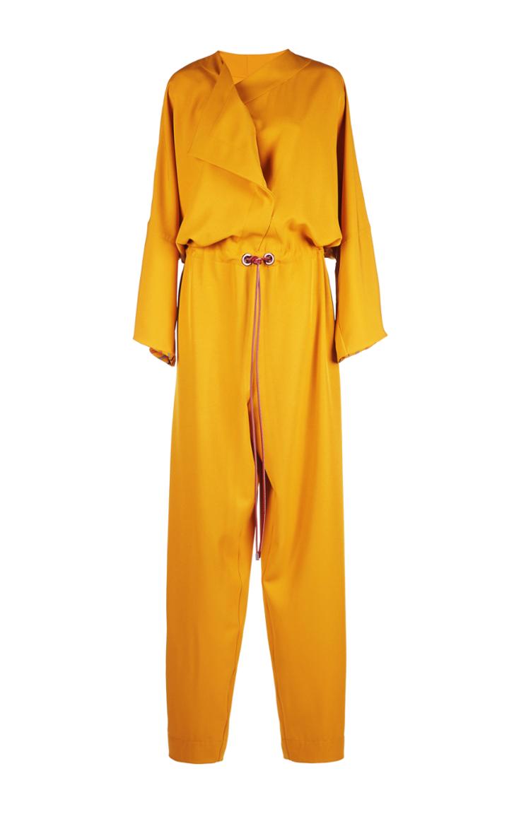 Roksanda Tamiko Crepe Jumpsuit