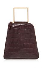 Moda Operandi Marge Sherwood Breeze Croc-effect Leather Top Handle Bag