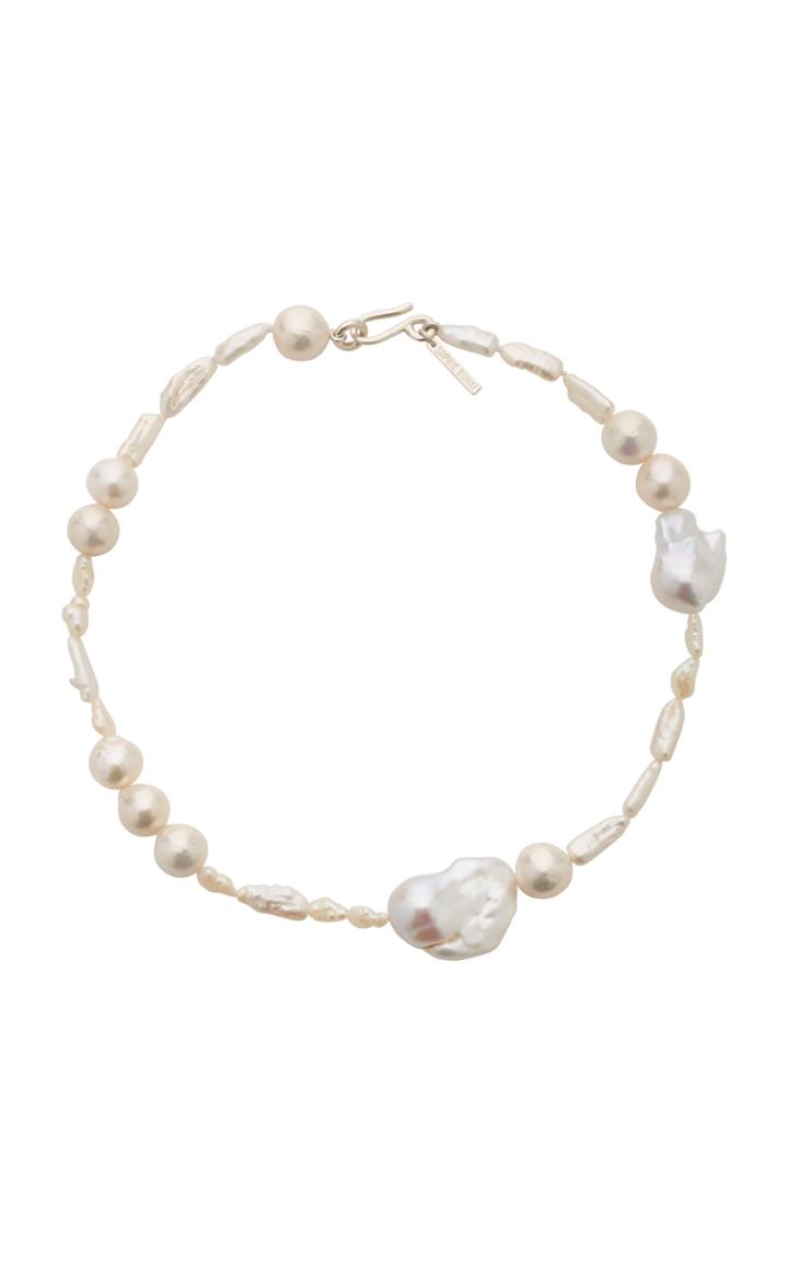 Sophie Buhai Assemblage Sterling Silver And Pearl Necklace
