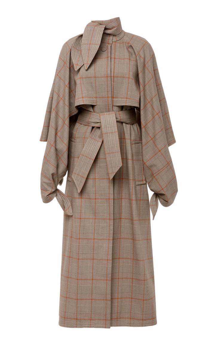 Zimmermann Unbridled Cape Tie Trench Coat